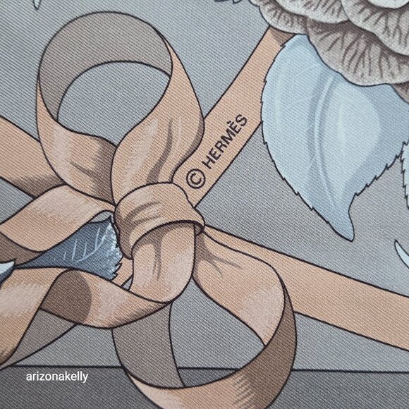 Hermès Fleurs de L’Opera Carré Silk Scarf By Julia Abadie - Picture 2 of 11